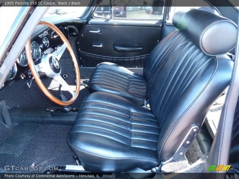  1965 356 SC Coupe Black Interior