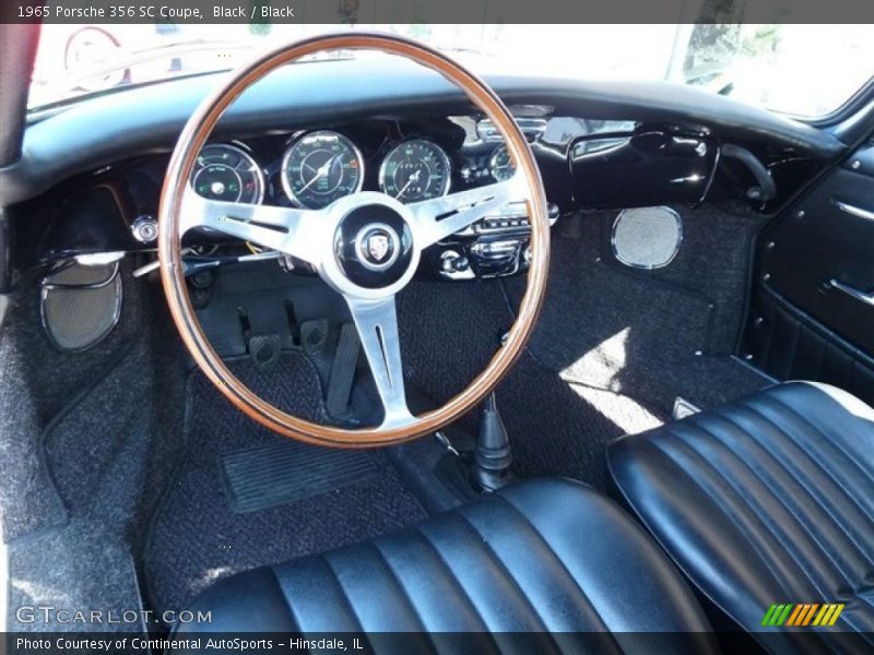 Black Interior - 1965 356 SC Coupe 