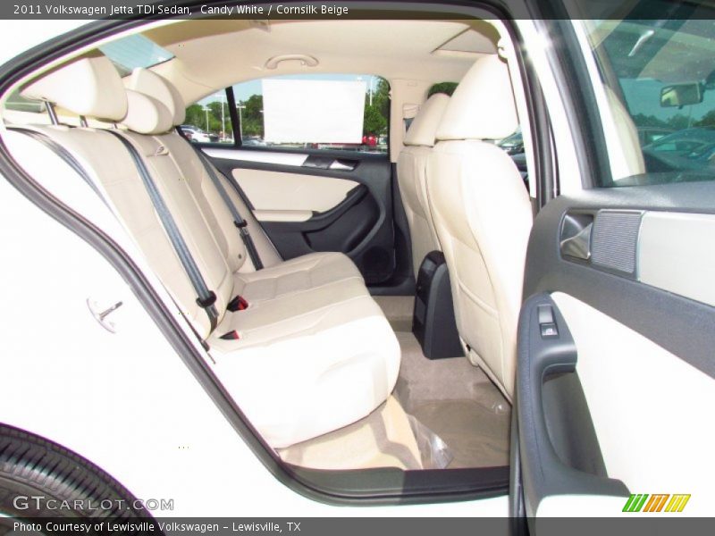 Candy White / Cornsilk Beige 2011 Volkswagen Jetta TDI Sedan