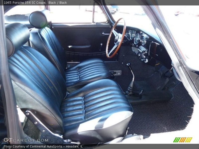  1965 356 SC Coupe Black Interior