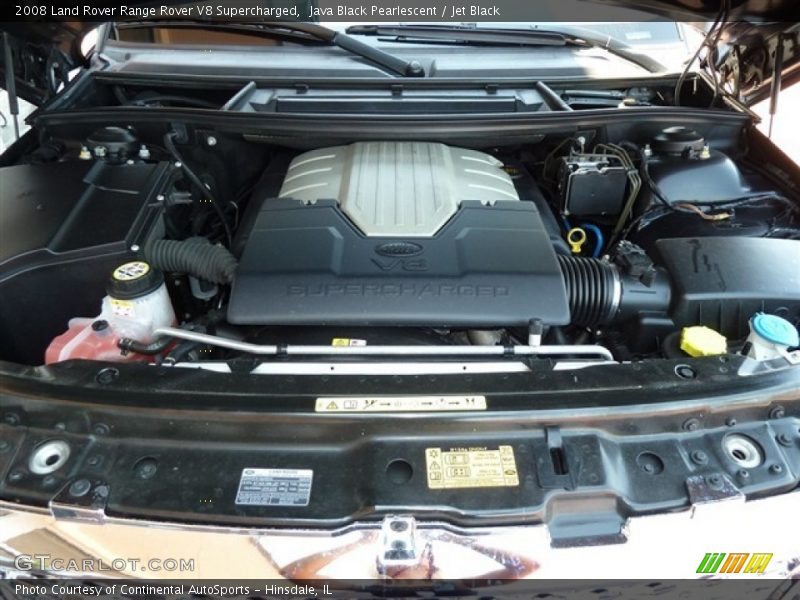 Java Black Pearlescent / Jet Black 2008 Land Rover Range Rover V8 Supercharged