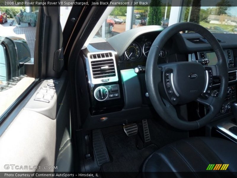 Java Black Pearlescent / Jet Black 2008 Land Rover Range Rover V8 Supercharged