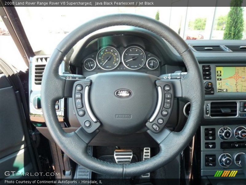 Java Black Pearlescent / Jet Black 2008 Land Rover Range Rover V8 Supercharged