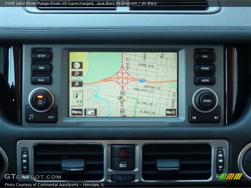 Java Black Pearlescent / Jet Black 2008 Land Rover Range Rover V8 Supercharged