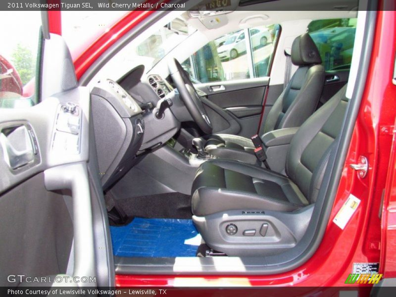 Wild Cherry Metallic / Charcoal 2011 Volkswagen Tiguan SEL