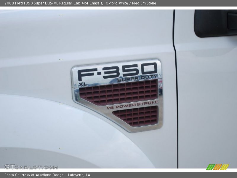  2008 F350 Super Duty XL Regular Cab 4x4 Chassis Logo