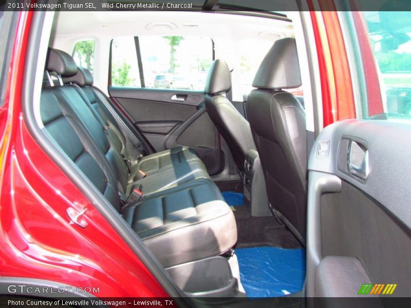 Wild Cherry Metallic / Charcoal 2011 Volkswagen Tiguan SEL