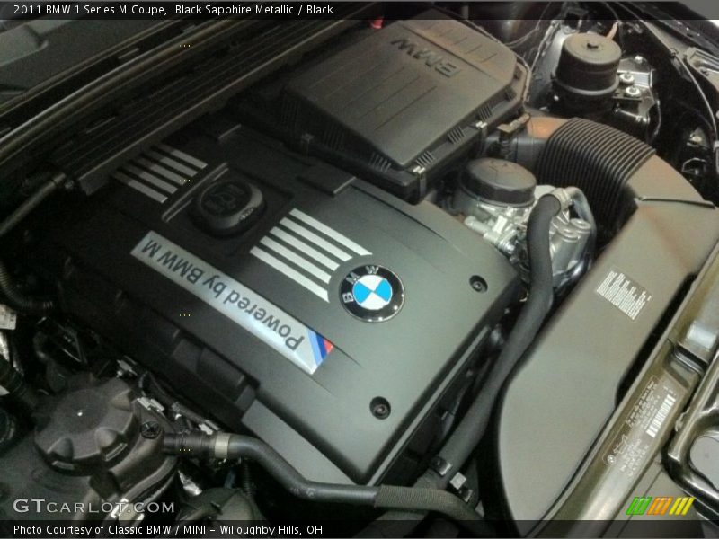  2011 1 Series M Coupe Engine - 3.0 Liter DI M TwinPower Turbocharged DOHC 24-Valve VVT Inline 6 Cylinder