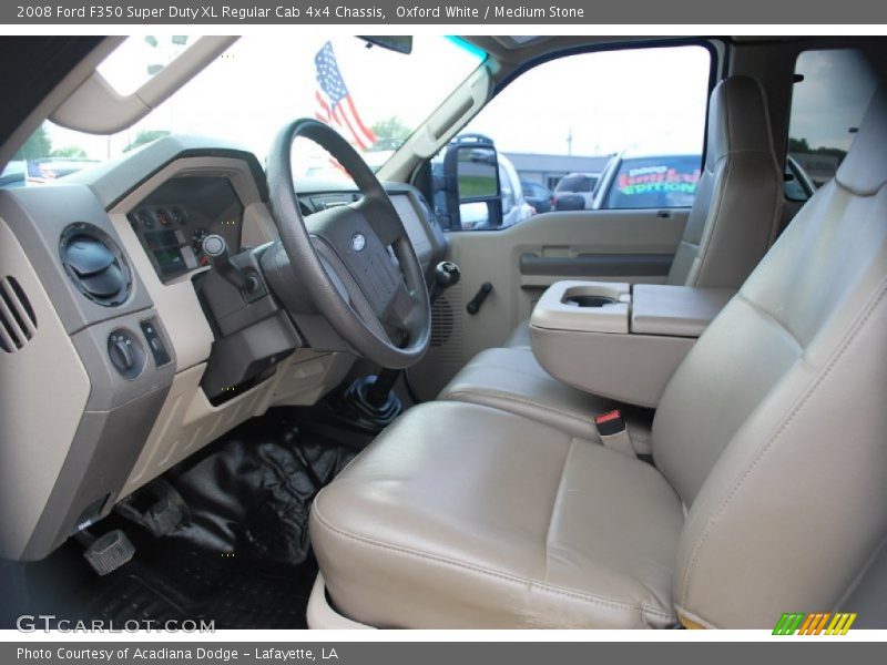  2008 F350 Super Duty XL Regular Cab 4x4 Chassis Medium Stone Interior
