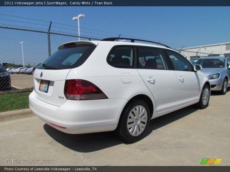 Candy White / Titan Black 2011 Volkswagen Jetta S SportWagen