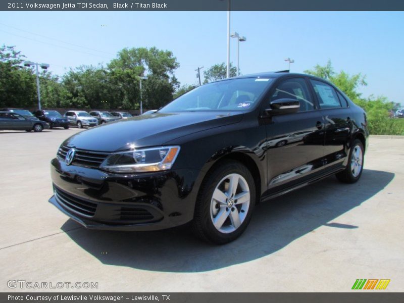 Black / Titan Black 2011 Volkswagen Jetta TDI Sedan