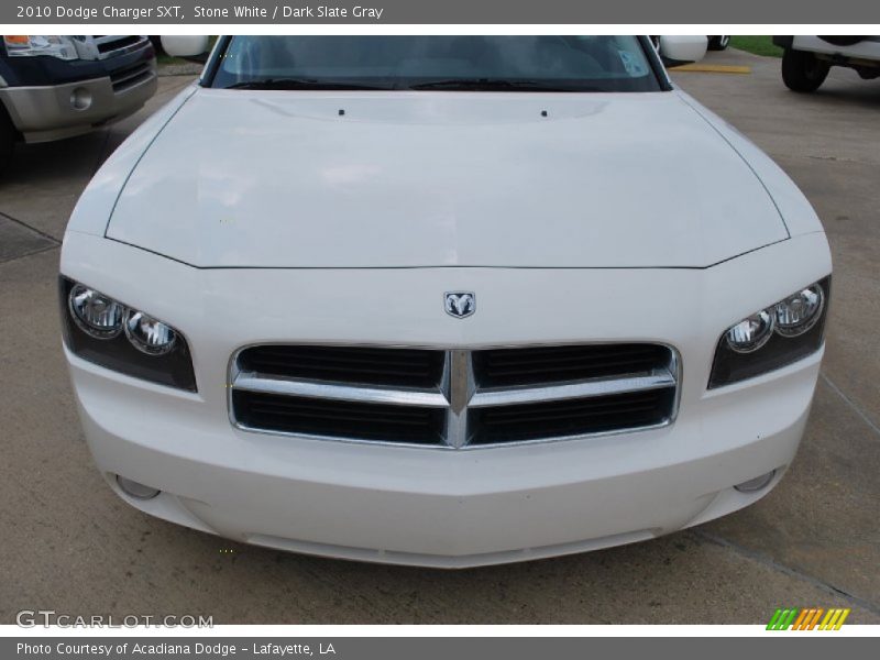 Stone White / Dark Slate Gray 2010 Dodge Charger SXT