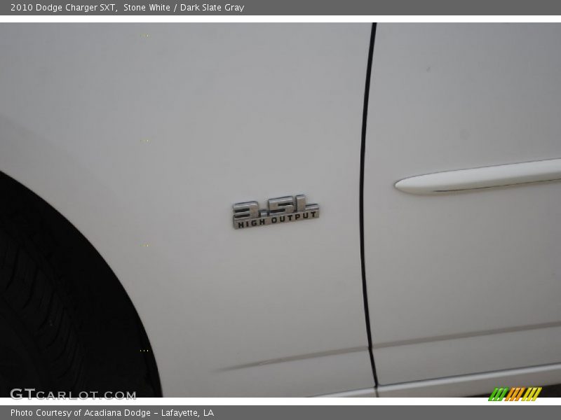 Stone White / Dark Slate Gray 2010 Dodge Charger SXT