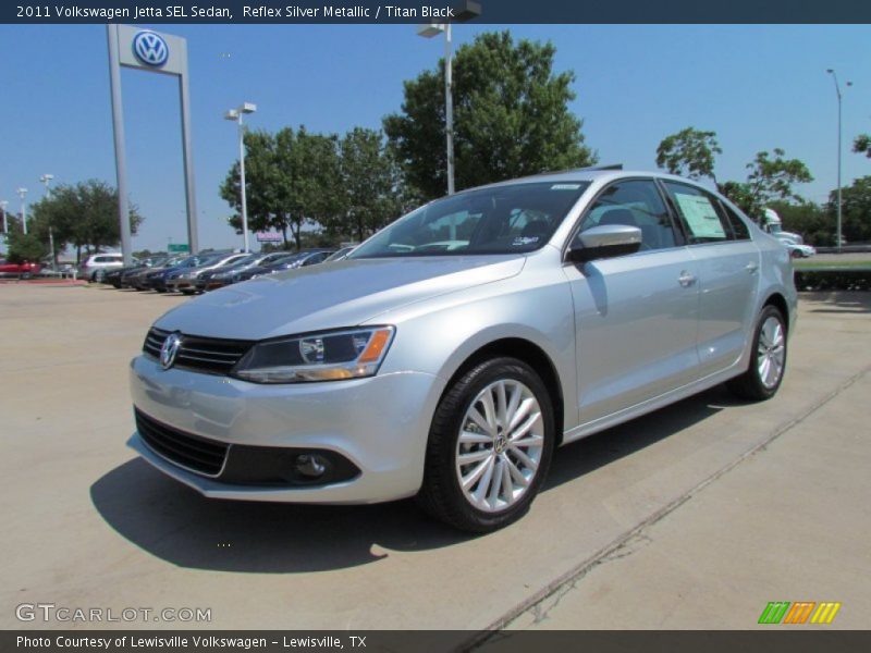 Reflex Silver Metallic / Titan Black 2011 Volkswagen Jetta SEL Sedan