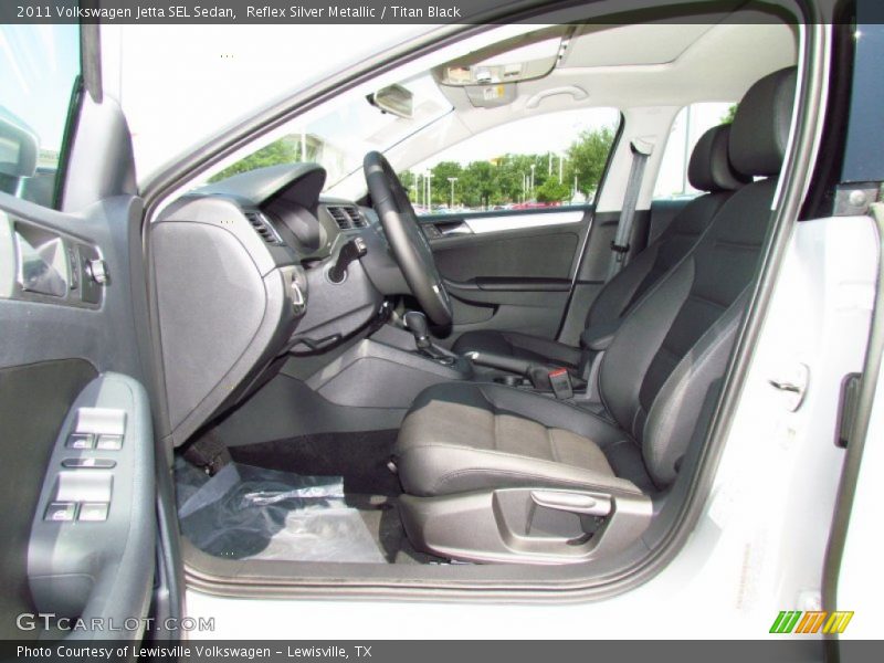 Reflex Silver Metallic / Titan Black 2011 Volkswagen Jetta SEL Sedan