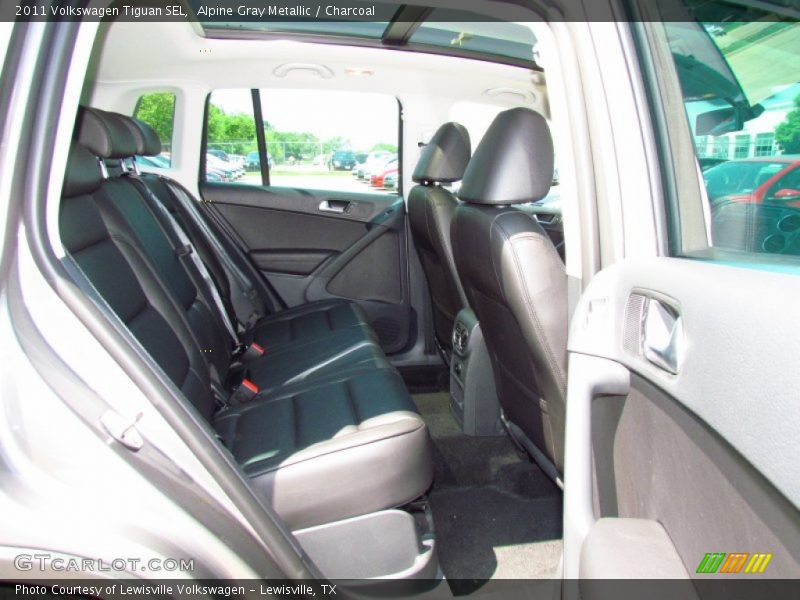 Alpine Gray Metallic / Charcoal 2011 Volkswagen Tiguan SEL