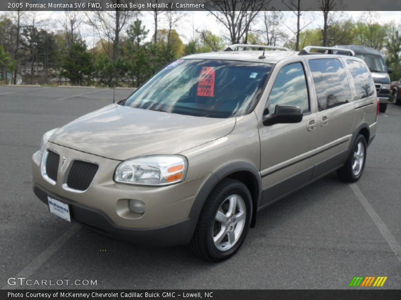 Sedona Beige Metallic / Cashmere 2005 Pontiac Montana SV6 FWD