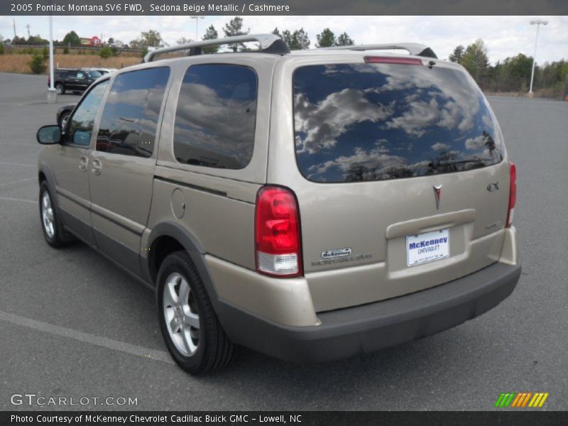 Sedona Beige Metallic / Cashmere 2005 Pontiac Montana SV6 FWD