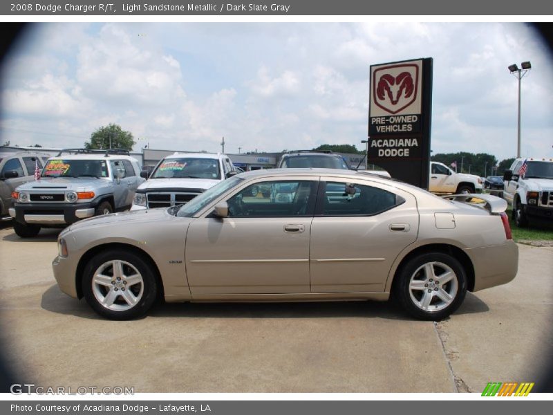 Light Sandstone Metallic / Dark Slate Gray 2008 Dodge Charger R/T