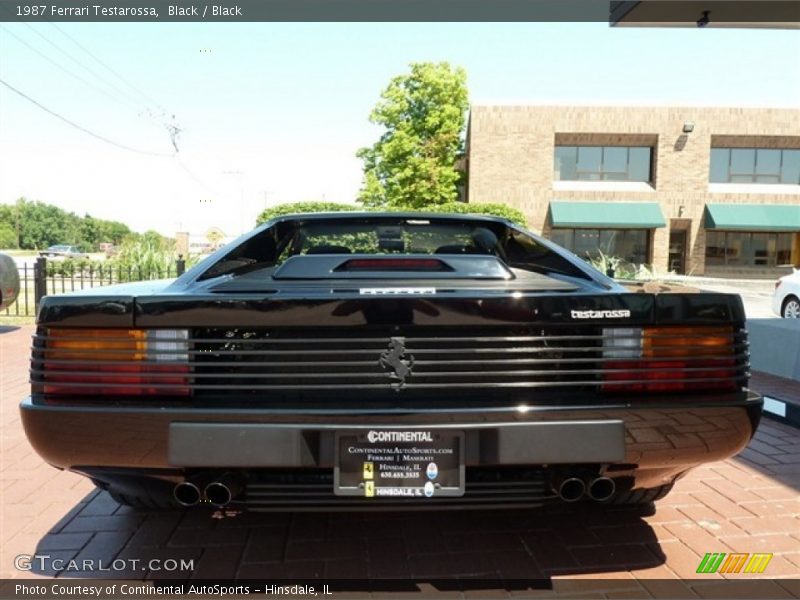 Black / Black 1987 Ferrari Testarossa