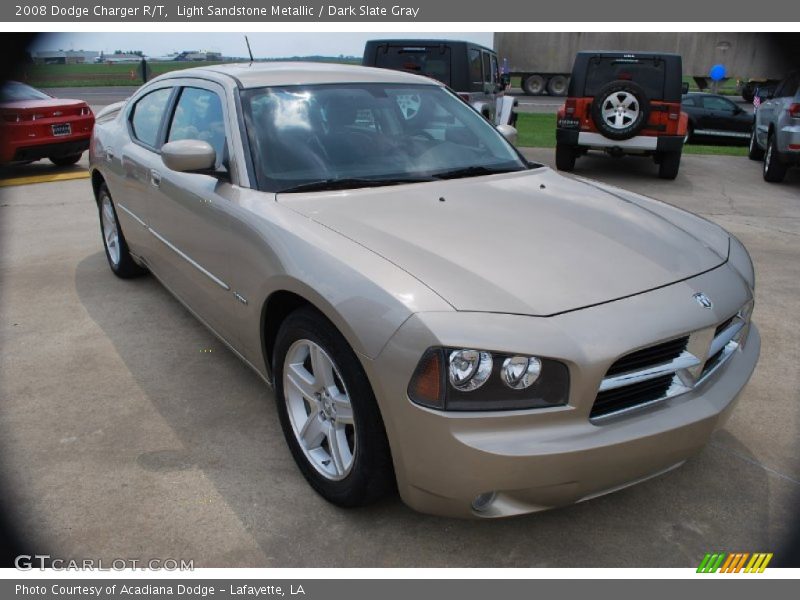 Light Sandstone Metallic / Dark Slate Gray 2008 Dodge Charger R/T