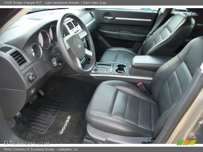 Light Sandstone Metallic / Dark Slate Gray 2008 Dodge Charger R/T