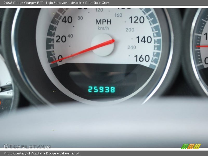Light Sandstone Metallic / Dark Slate Gray 2008 Dodge Charger R/T