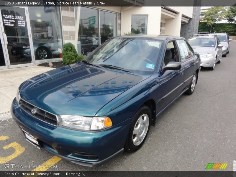 Spruce Pearl Metallic / Gray 1998 Subaru Legacy L Sedan