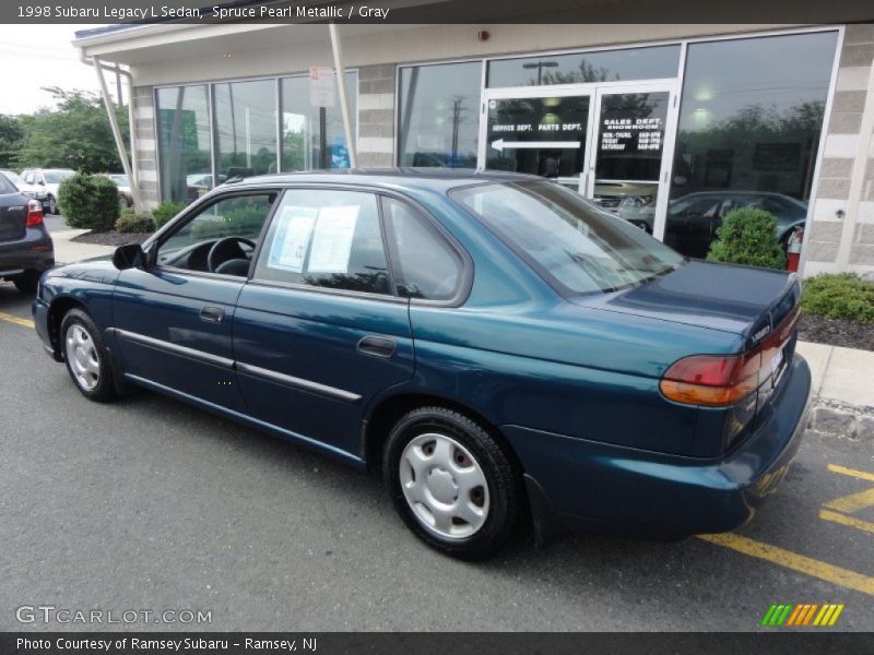 Spruce Pearl Metallic / Gray 1998 Subaru Legacy L Sedan