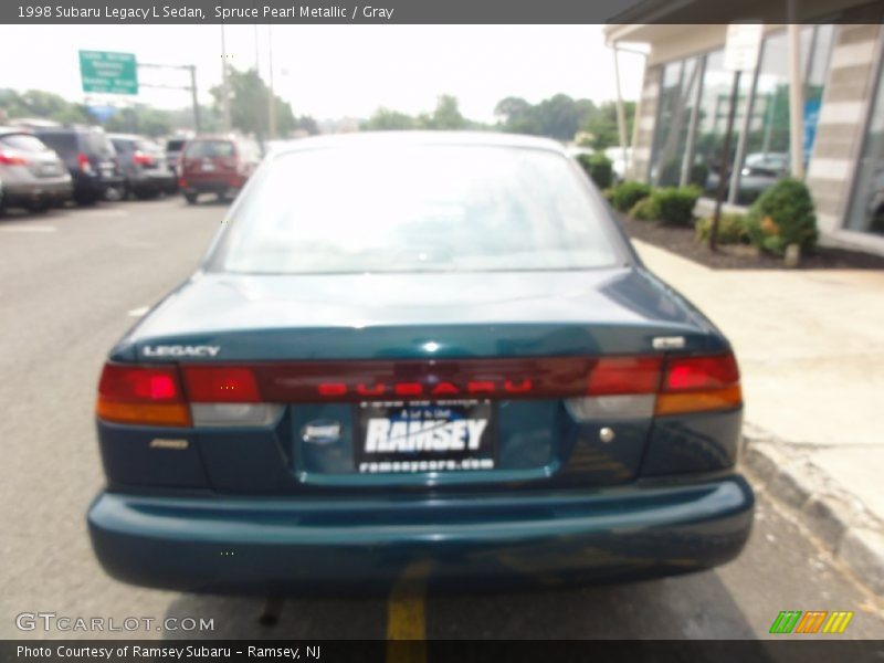 Spruce Pearl Metallic / Gray 1998 Subaru Legacy L Sedan