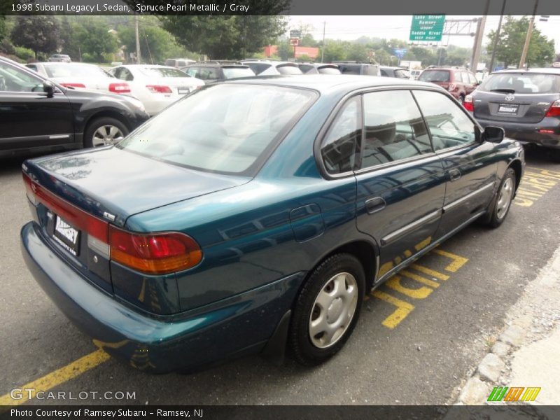 Spruce Pearl Metallic / Gray 1998 Subaru Legacy L Sedan