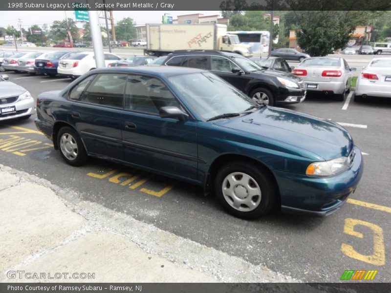 Spruce Pearl Metallic / Gray 1998 Subaru Legacy L Sedan