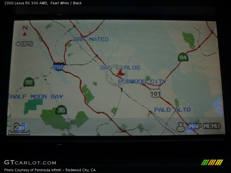 Pearl White / Black 2000 Lexus RX 300 AWD