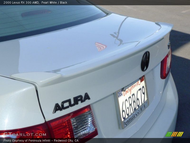 Pearl White / Black 2000 Lexus RX 300 AWD