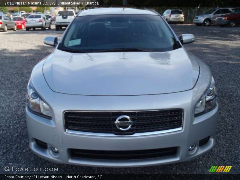 Brilliant Silver / Charcoal 2011 Nissan Maxima 3.5 SV