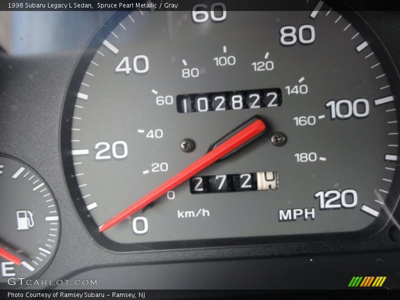 Spruce Pearl Metallic / Gray 1998 Subaru Legacy L Sedan