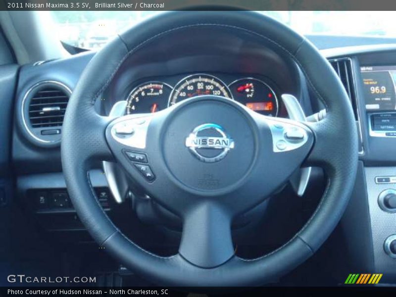Brilliant Silver / Charcoal 2011 Nissan Maxima 3.5 SV