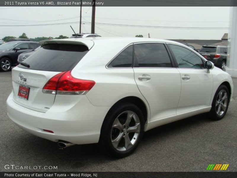 Blizzard Pearl White / Ivory 2011 Toyota Venza V6 AWD