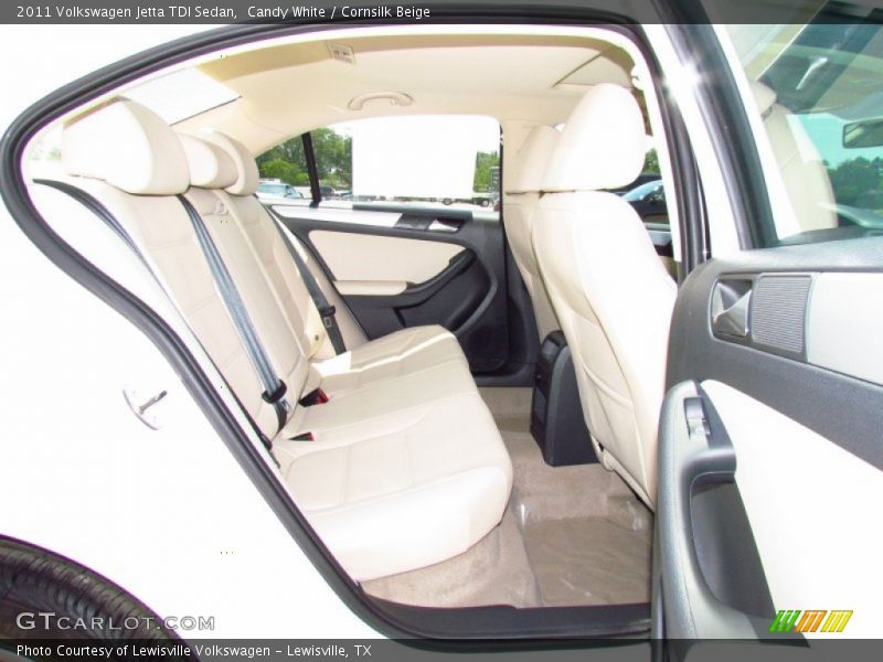 Candy White / Cornsilk Beige 2011 Volkswagen Jetta TDI Sedan