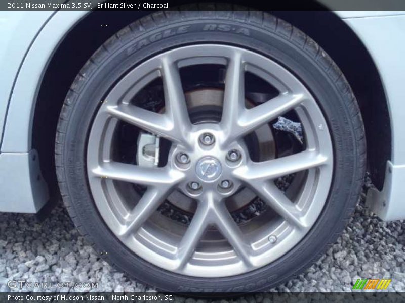 Brilliant Silver / Charcoal 2011 Nissan Maxima 3.5 SV