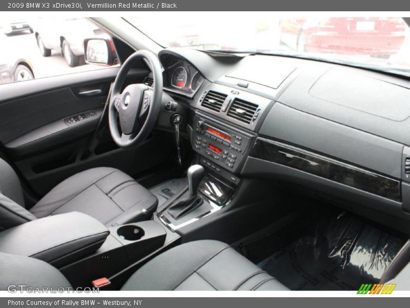 Vermillion Red Metallic / Black 2009 BMW X3 xDrive30i