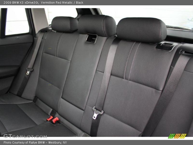 Vermillion Red Metallic / Black 2009 BMW X3 xDrive30i