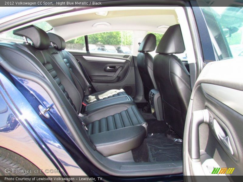 Night Blue Metallic / Black 2012 Volkswagen CC Sport