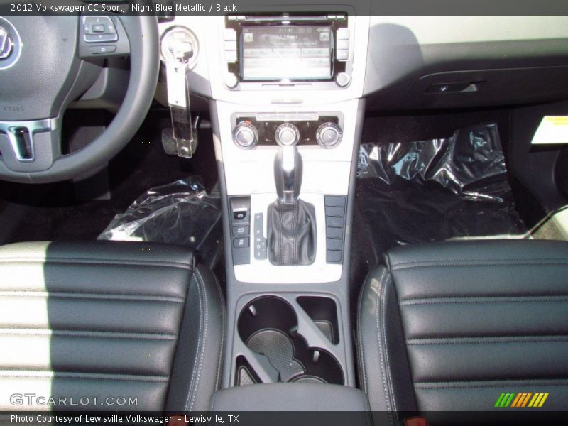 Night Blue Metallic / Black 2012 Volkswagen CC Sport