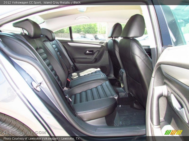 Island Gray Metallic / Black 2012 Volkswagen CC Sport