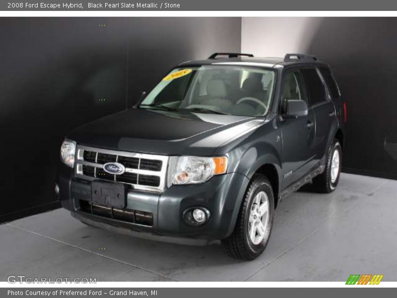 Black Pearl Slate Metallic / Stone 2008 Ford Escape Hybrid