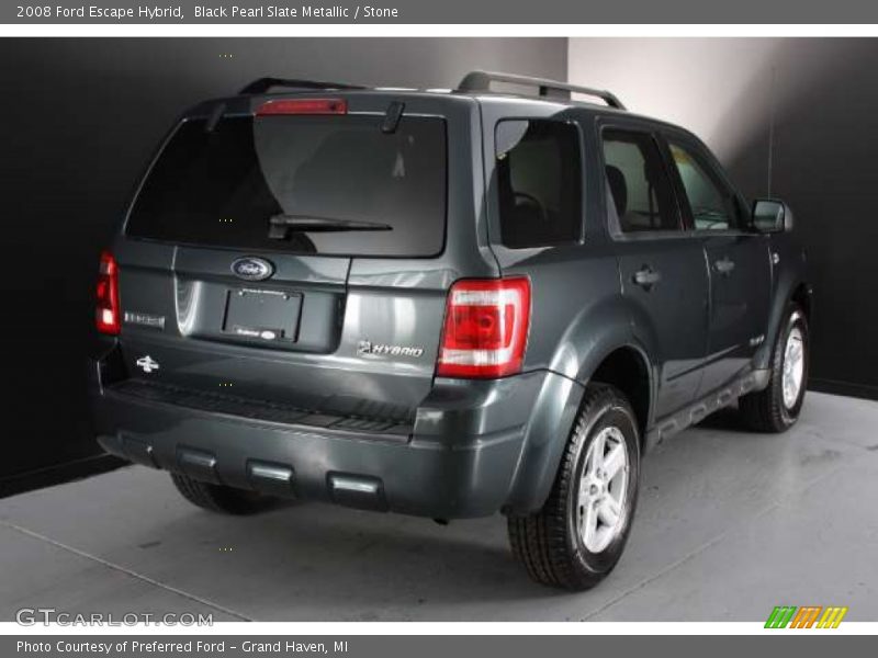 Black Pearl Slate Metallic / Stone 2008 Ford Escape Hybrid