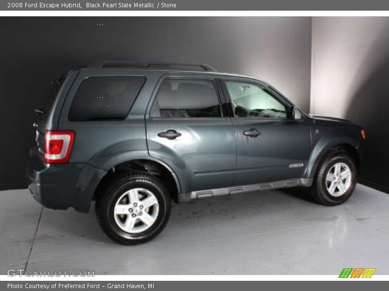 Black Pearl Slate Metallic / Stone 2008 Ford Escape Hybrid