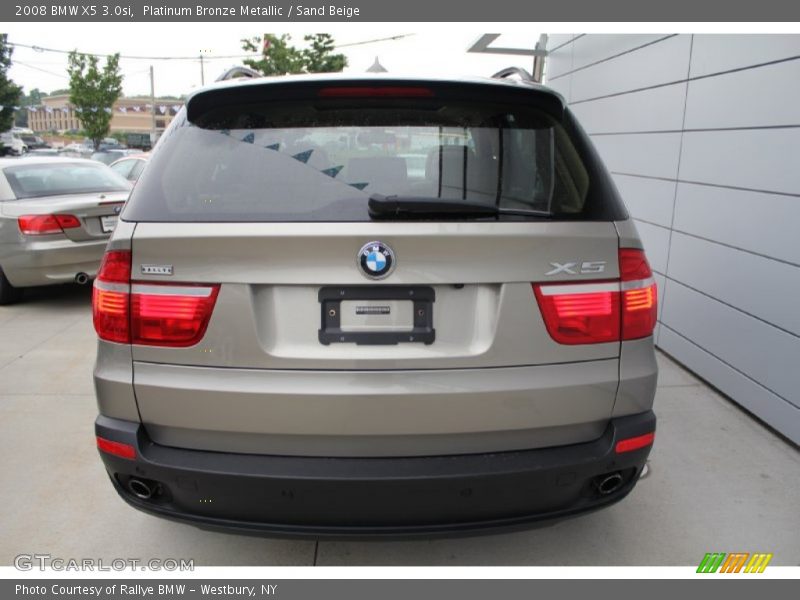 Platinum Bronze Metallic / Sand Beige 2008 BMW X5 3.0si