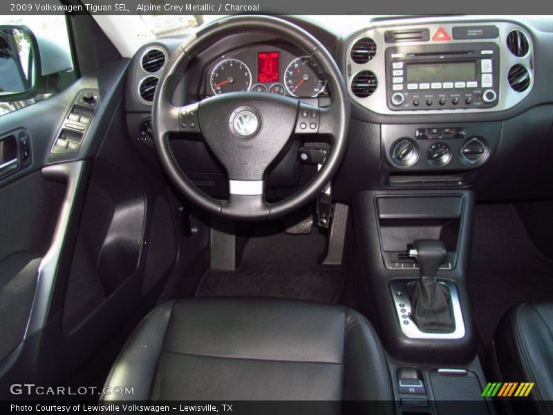 Alpine Grey Metallic / Charcoal 2009 Volkswagen Tiguan SEL